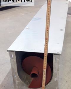 Trough auger extension 1.5m M205 red. grain M&M